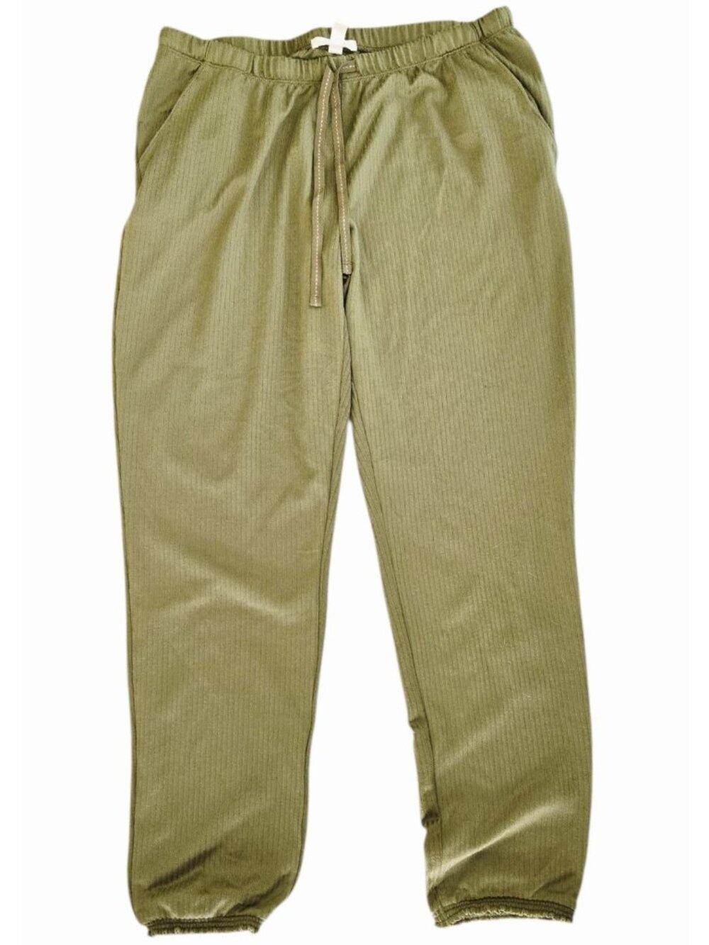 Lauren Conrad Lounge Jogger Pants Size Small Olive Grreen Pockets & Drawstring